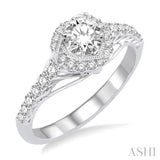 Semi-Mount Diamond Engagement Ring