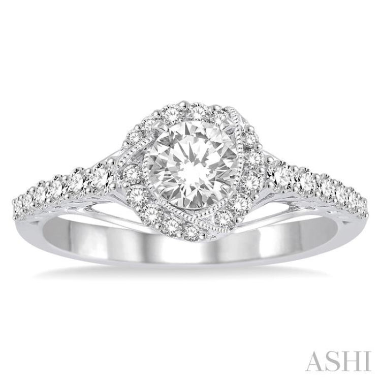 Semi-Mount Diamond Engagement Ring