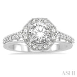 Semi-Mount Diamond Engagement Ring