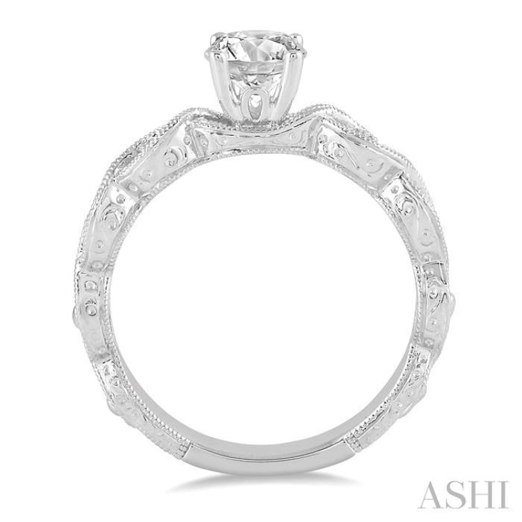 Semi-Mount Diamond Engagement Ring