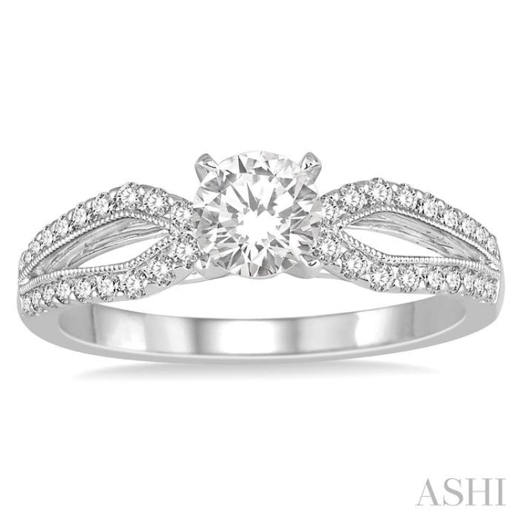 Semi-Mount Diamond Engagement Ring