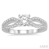 Semi-Mount Diamond Engagement Ring