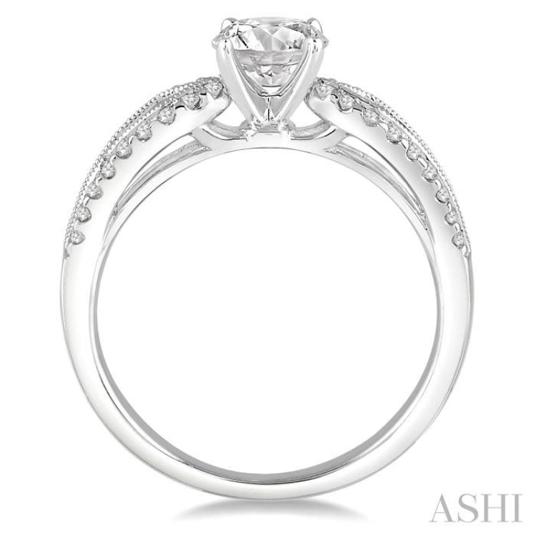 Semi-Mount Diamond Engagement Ring