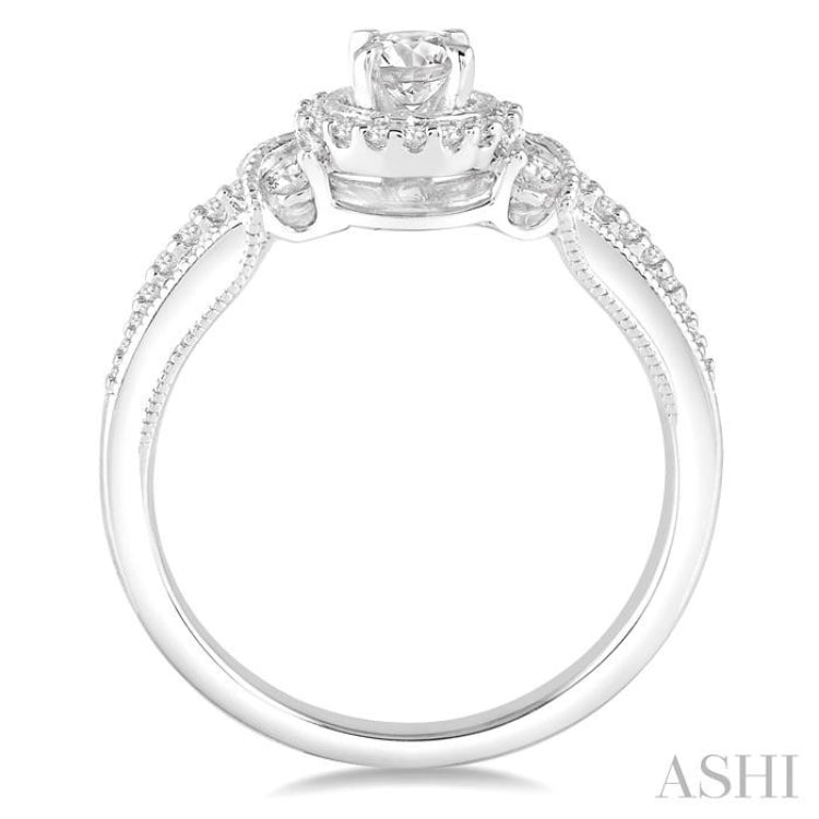 Semi-Mount Diamond Engagement Ring