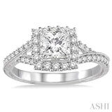 Semi-Mount Diamond Engagement Ring