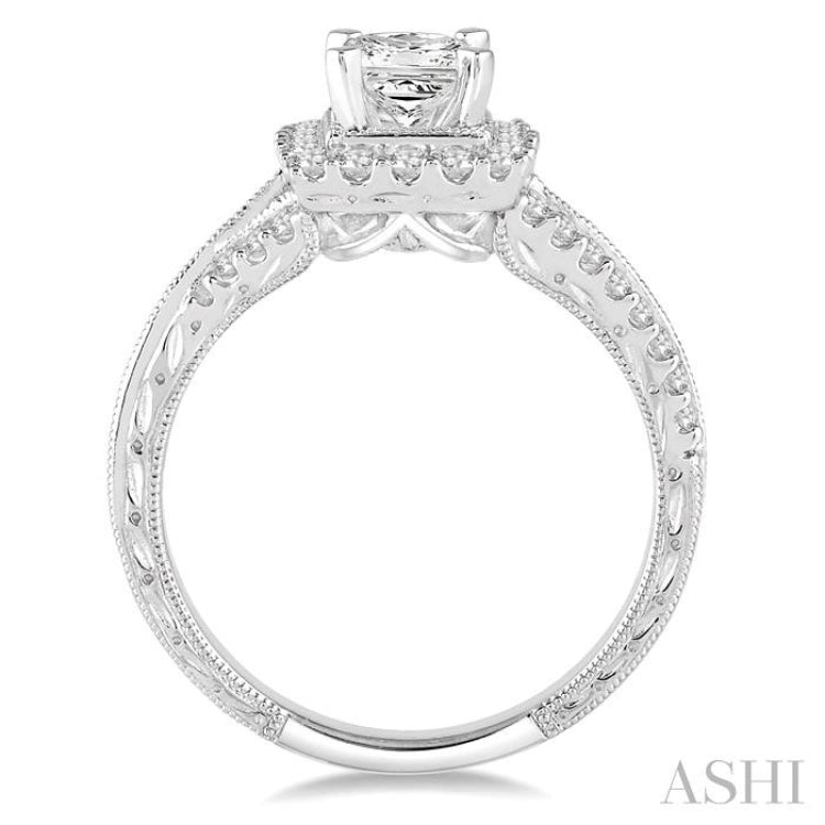 Semi-Mount Diamond Engagement Ring