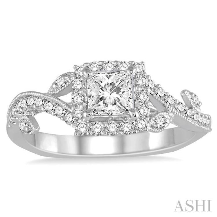 Semi-Mount Diamond Engagement Ring