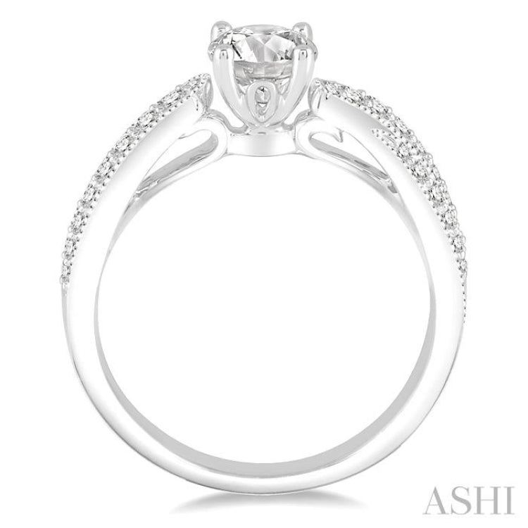 Semi-Mount Diamond Engagement Ring