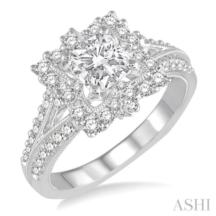 Semi-Mount Diamond Engagement Ring