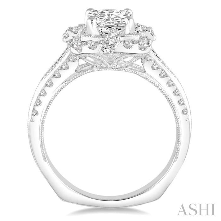 Semi-Mount Diamond Engagement Ring