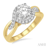 Semi-Mount Diamond Engagement Ring