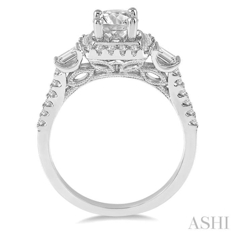 Semi-Mount Diamond Engagement Ring