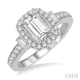 Semi-Mount Diamond Engagement Ring