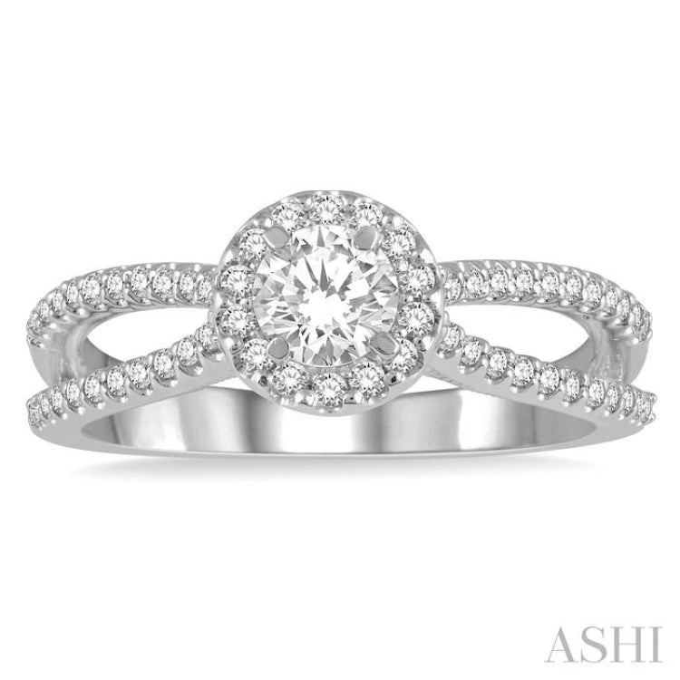 Semi-Mount Diamond Engagement Ring