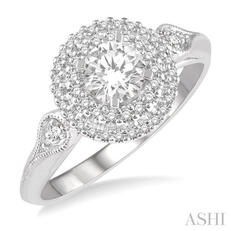 Semi-Mount Diamond Engagement Ring