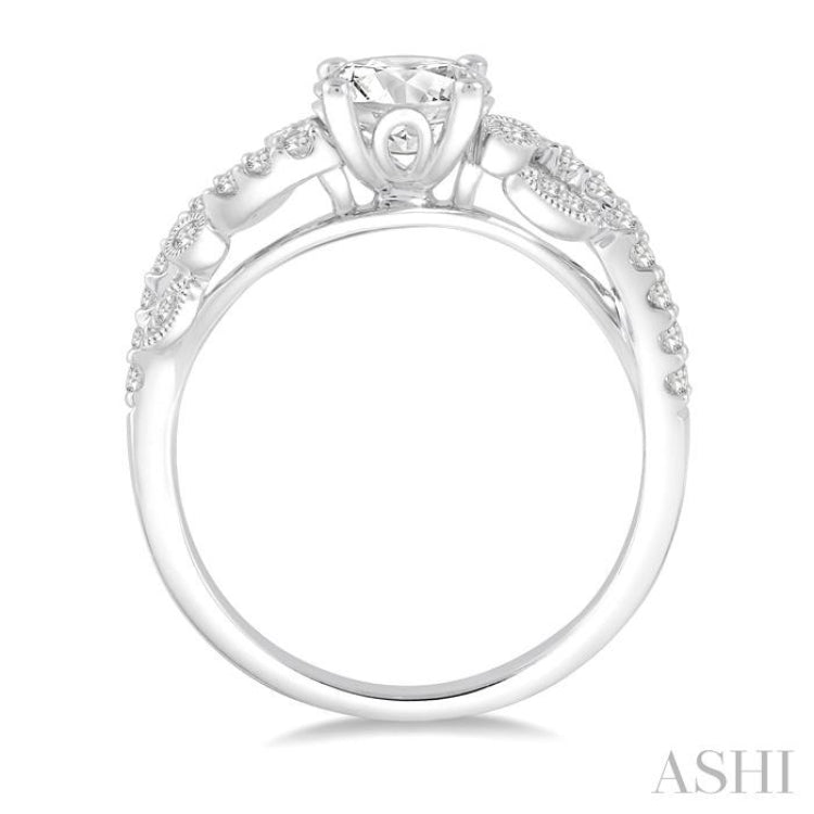 Semi-Mount Diamond Engagement Ring