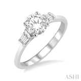 Semi-Mount Diamond Engagement Ring