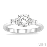 Semi-Mount Diamond Engagement Ring