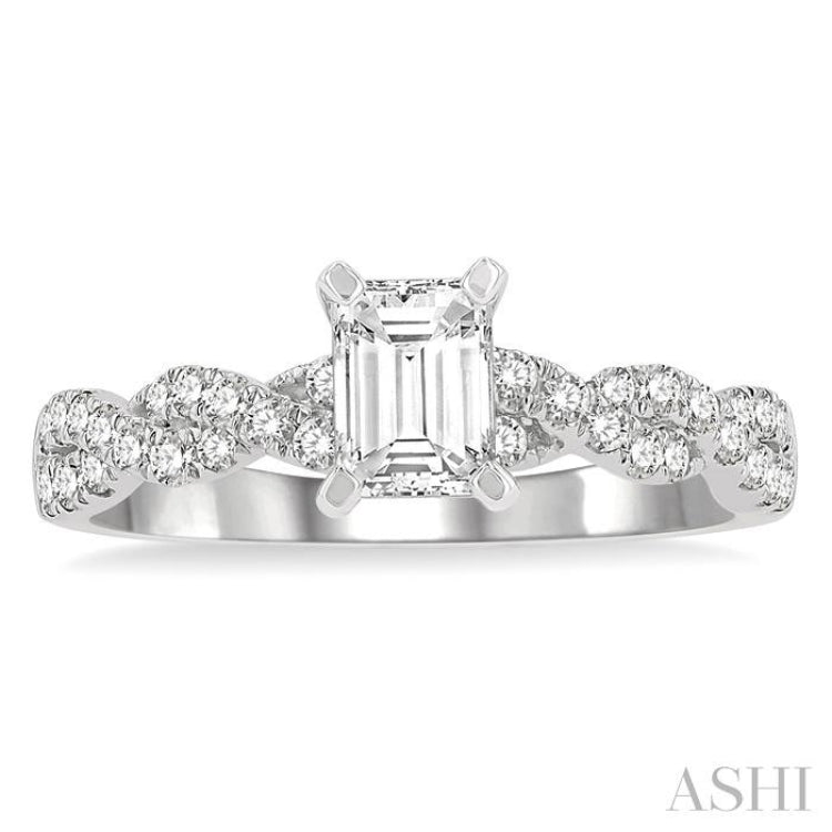 Semi-Mount Diamond Engagement Ring