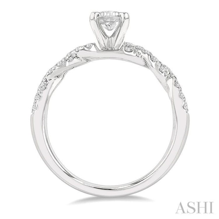 Semi-Mount Diamond Engagement Ring