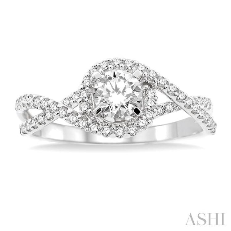 Semi-Mount Diamond Engagement Ring