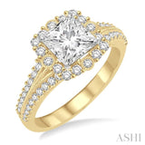 Semi-Mount Diamond Engagement Ring