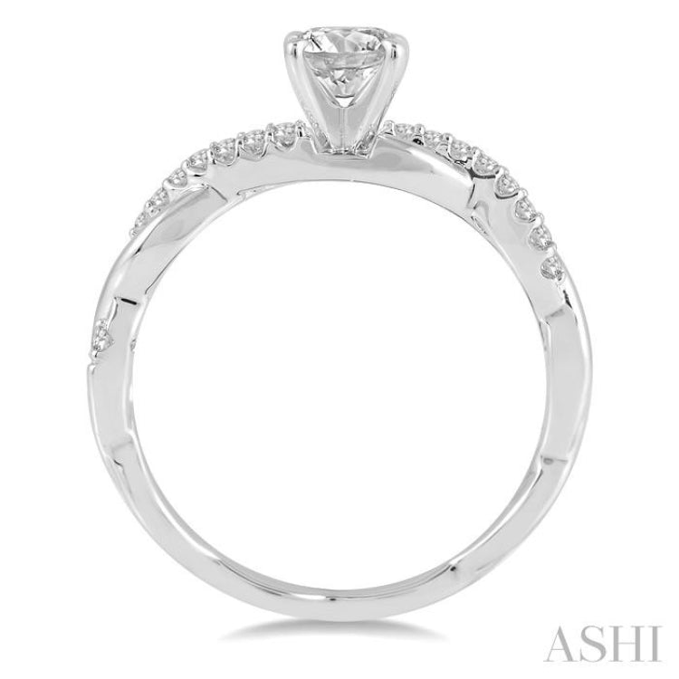 Semi-Mount Diamond Engagement Ring