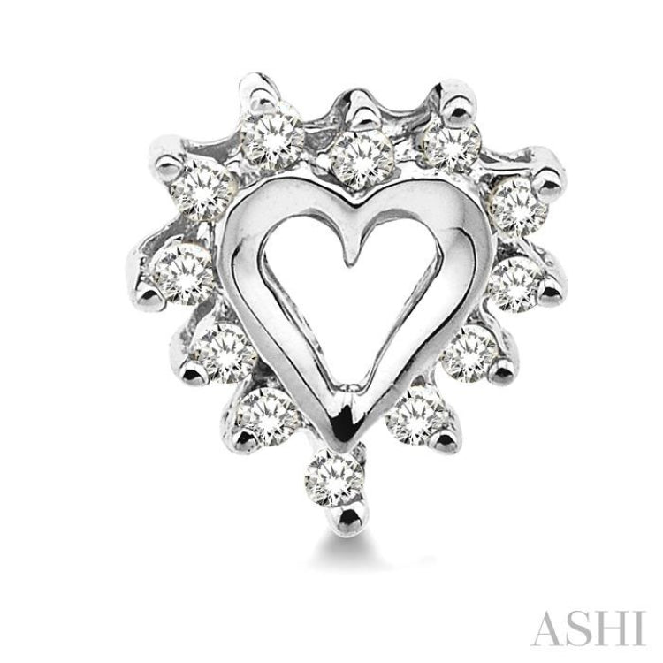 Heart Shape Diamond Fashion Earrings