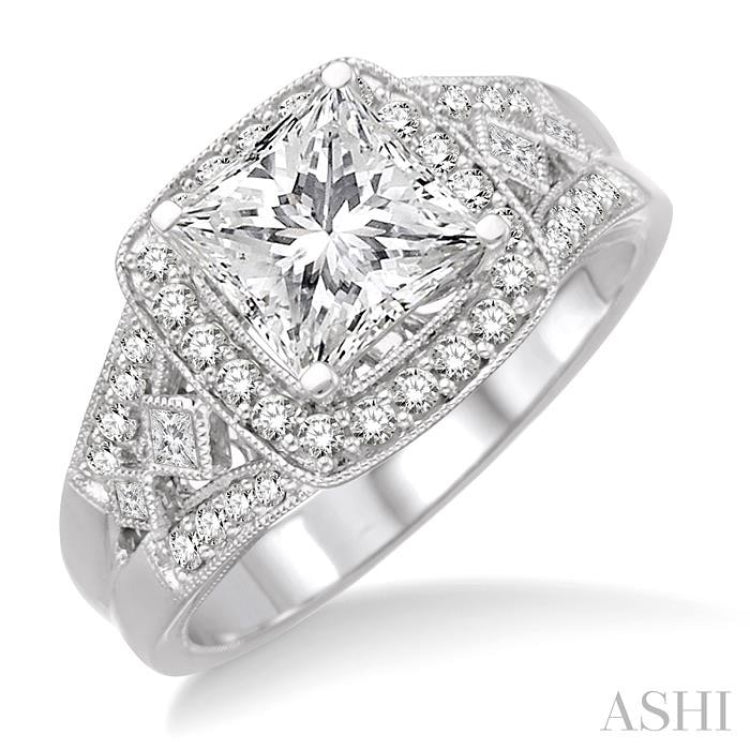 Semi-Mount Diamond Engagement Ring