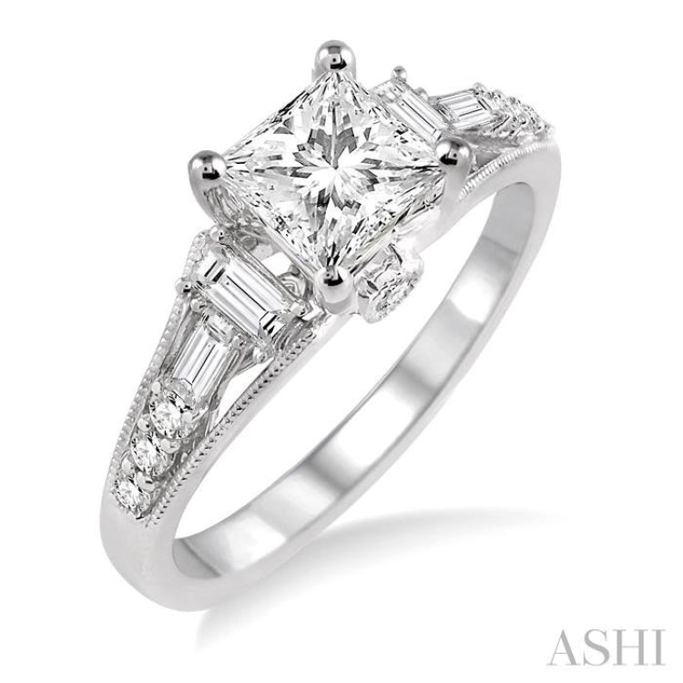 Semi-Mount Diamond Engagement Ring