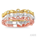 Stackable Diamond Band Set