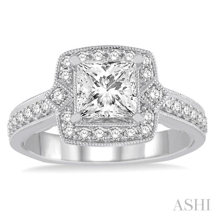 Semi-Mount Diamond Engagement Ring