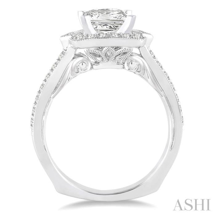 Semi-Mount Diamond Engagement Ring