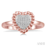 Heart Shape Diamond Fashion Ring