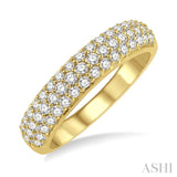 Pave-Set Diamond Wedding Band