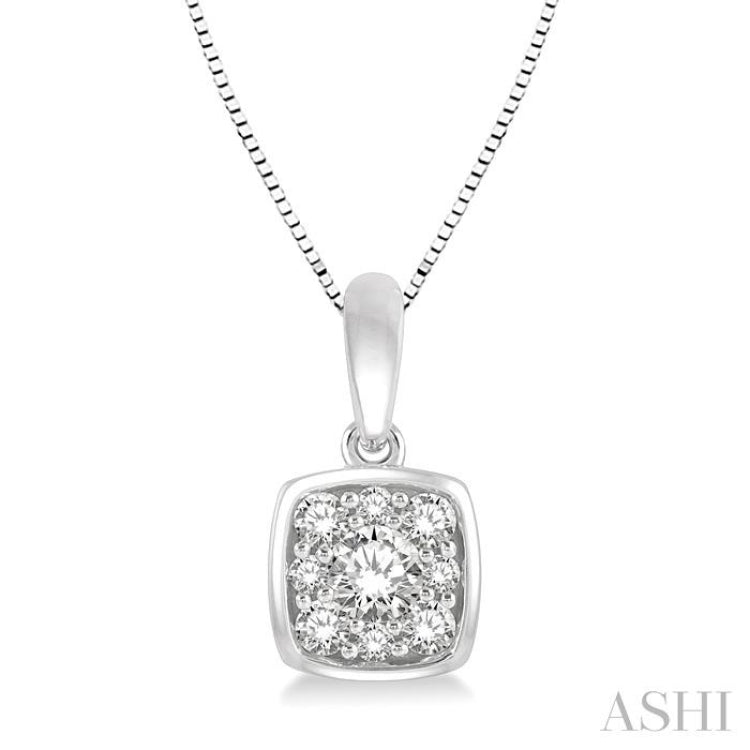 Bezel Set Diamond Pendant