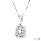 Bezel Set Diamond Pendant