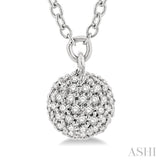 Sphere Diamond Pendant