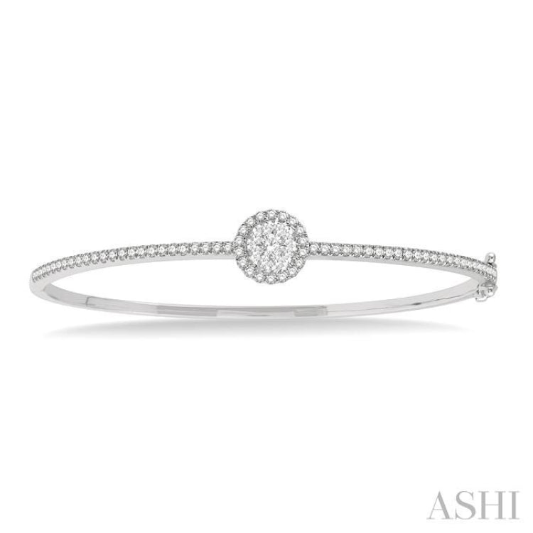 Stackable Lovebright Essential Diamond Bangle