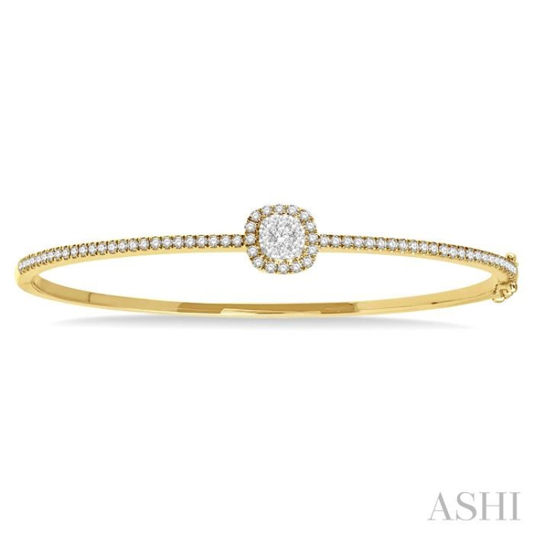 Stackable Lovebright Essential Diamond Bangle