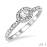 Stackable Oval Shape Petite Diamond Fashion Ring