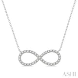 Infinity Shape Diamond Necklace