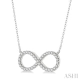 Infinity Shape Diamond Necklace