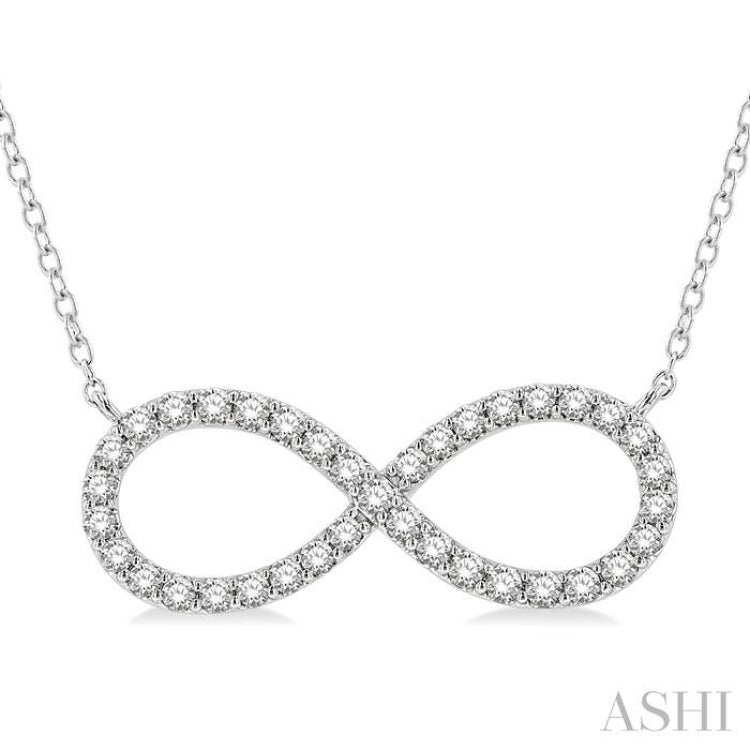 Infinity Shape Diamond Necklace