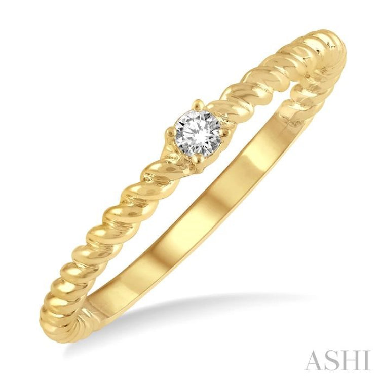 Stackable Petite Diamond Fashion Ring