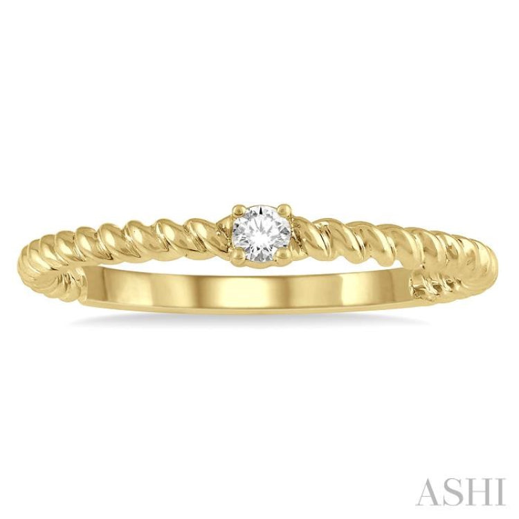 Stackable Petite Diamond Fashion Ring