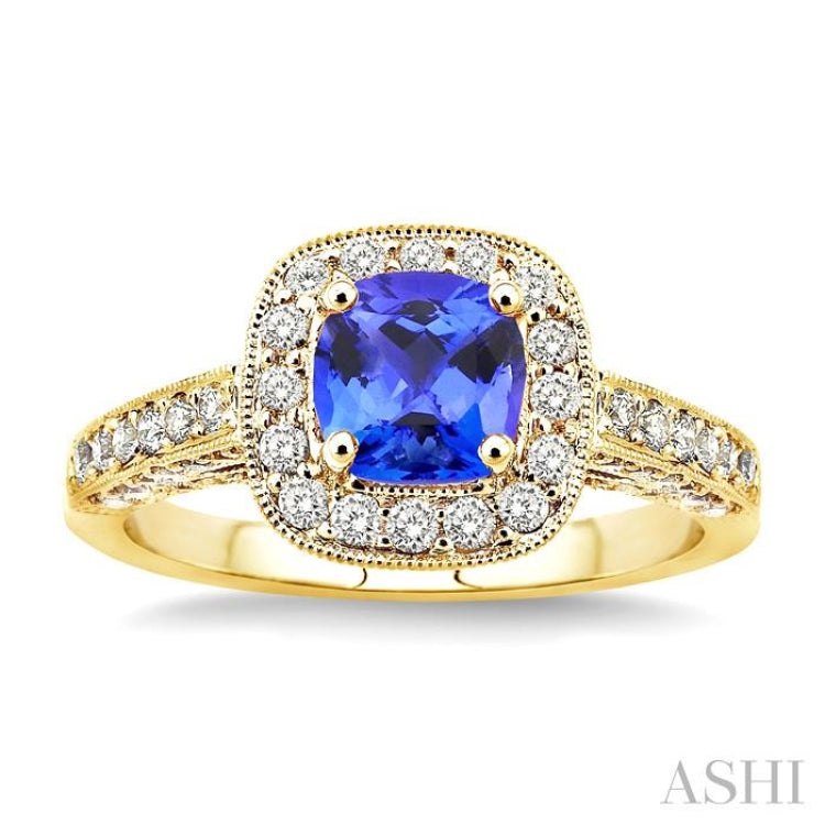 Gemstone & Diamond Ring