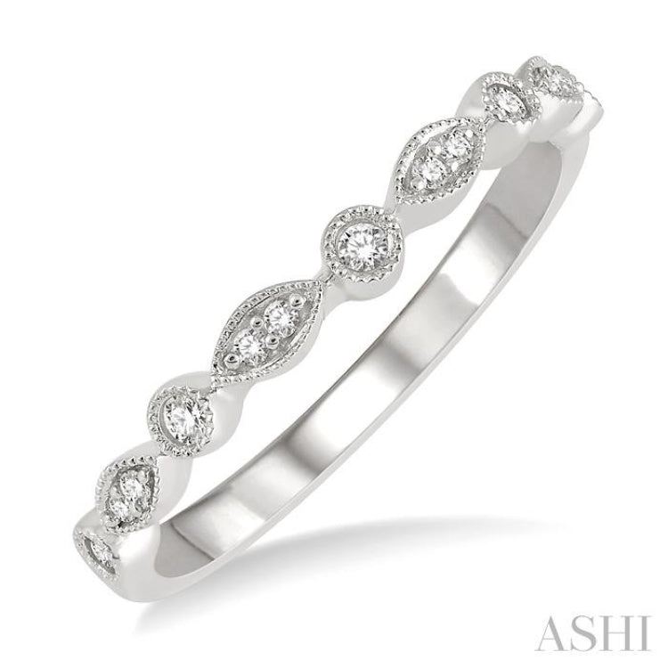 Stackable Diamond Wedding Band