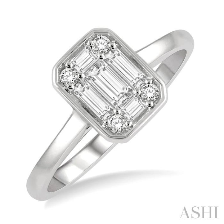 Bezel Set Fusion Diamond Ring