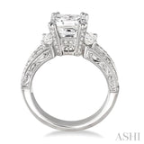 Semi-Mount Diamond Engagement Ring